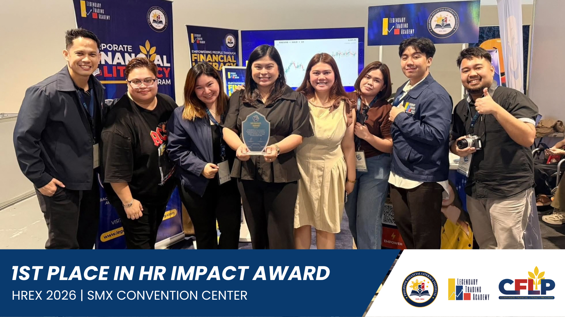 Discover how Legendary Trading Academy participated in HREX 2026 as a Gold Partner and won 1st Place in the HR Impact Award while promoting corporate financial literacy through PHFLI.